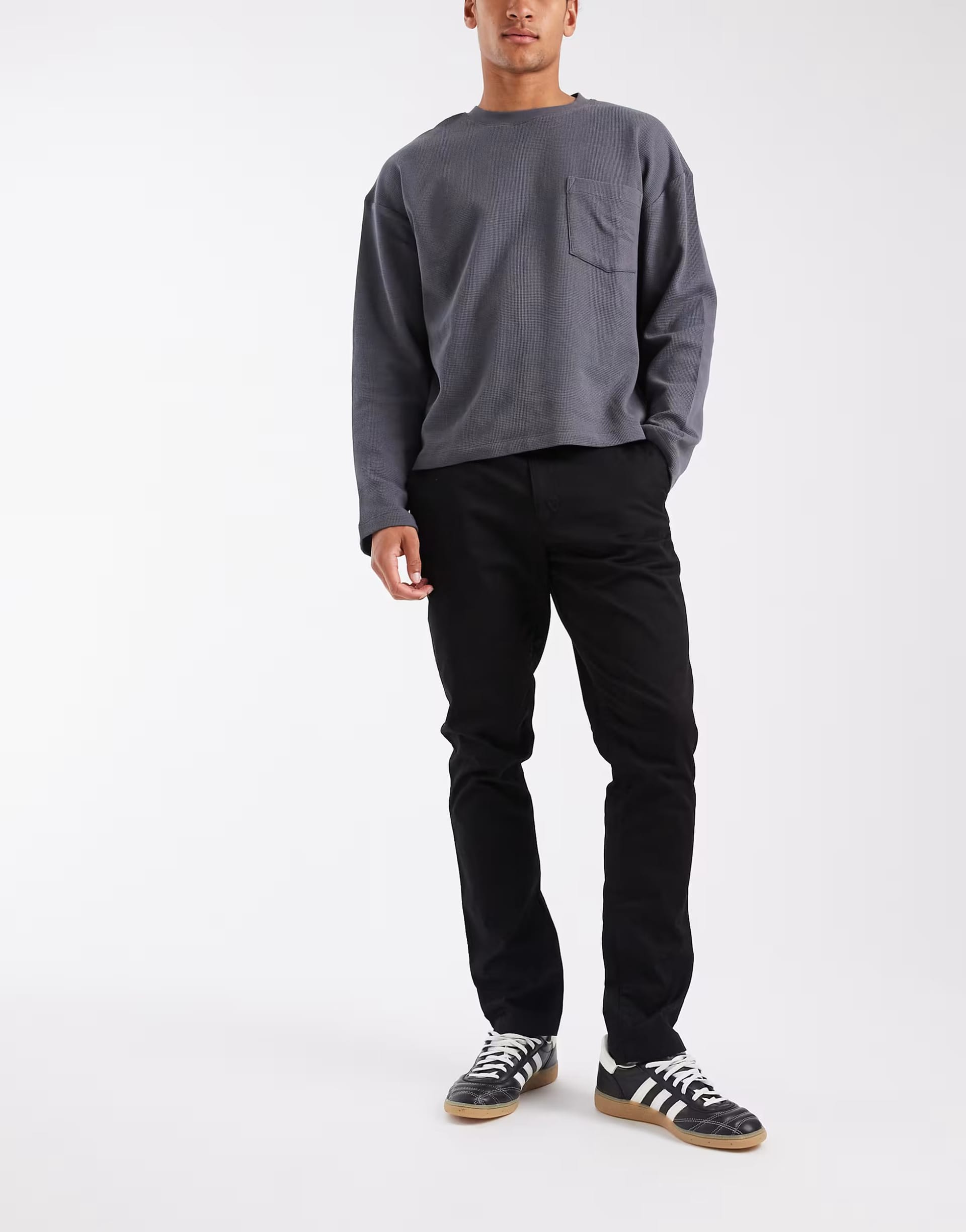ASOS Black Stretch Chinos