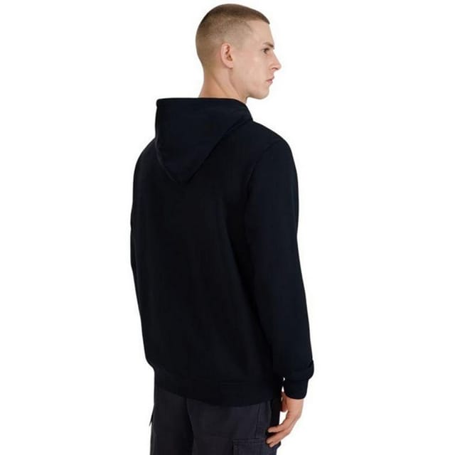 4F 4F Men's M1585 Logo Hoodie in Black - 2