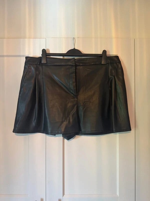 ASOS asos pu shorts size 20 - 1