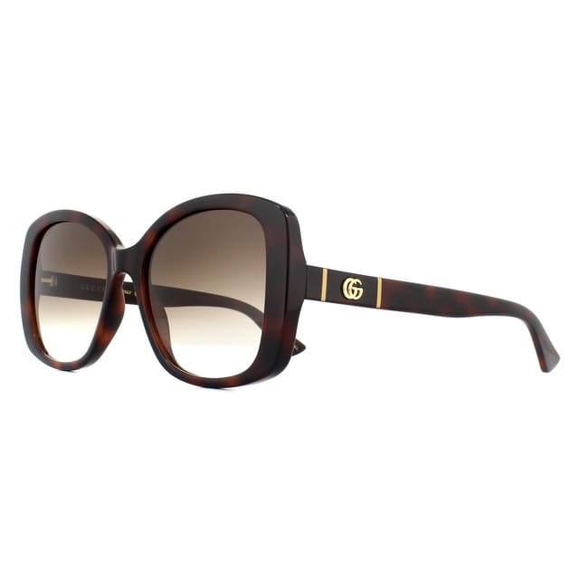 Gucci Gucci Women's Butterfly Havana Brown Gradient GG0762S Sunglasses - 2