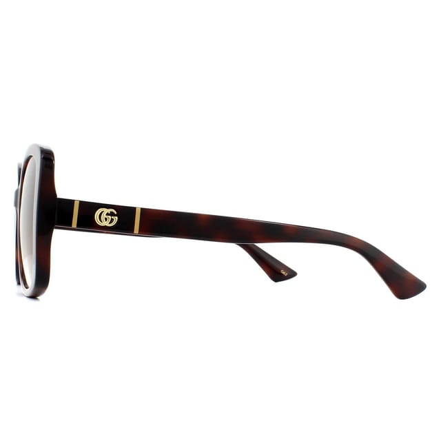Gucci Gucci Women's Butterfly Havana Brown Gradient GG0762S Sunglasses - 3