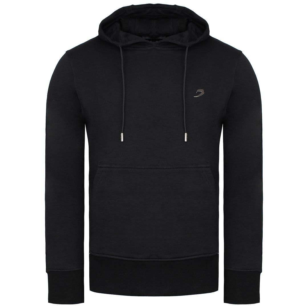 BoxRaw BoxRaw Men's Long Sleeve Black Pullover Marciano Hoodie - 1