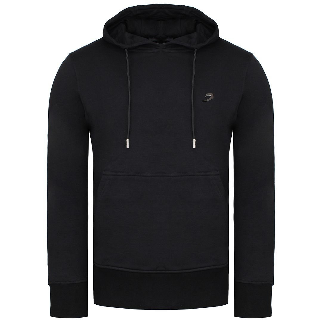 BoxRaw BoxRaw Men's Long Sleeve Black Pullover Marciano Hoodie - 2