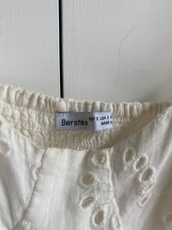 Bershka Bershka offwhite/cream summer mini dress