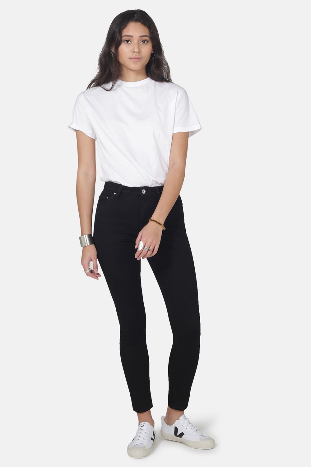 Monkee Genes Monkee Genes Women's Skinny Denim Jeans in Black - 3