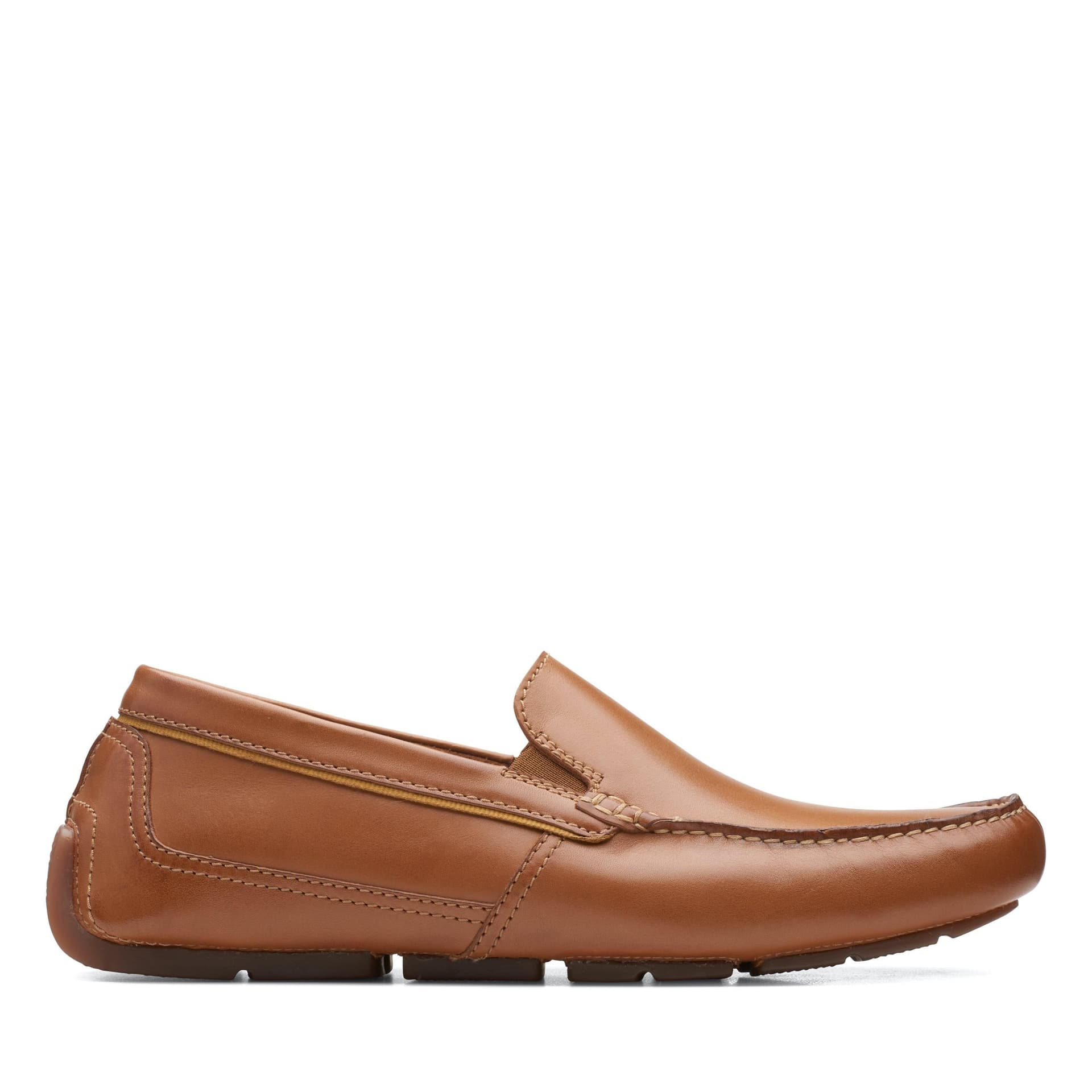 Clarks Clarks Men's Markman Plain Tan Leather Loafers in Brown