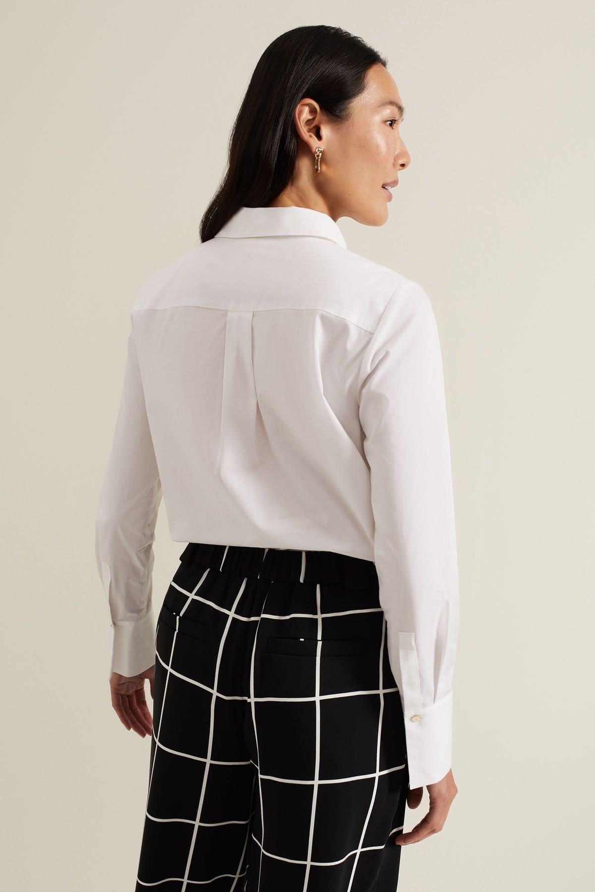 Phase Eight Phase Eight Women's Classic Long Sleeve Shirt in White - 4