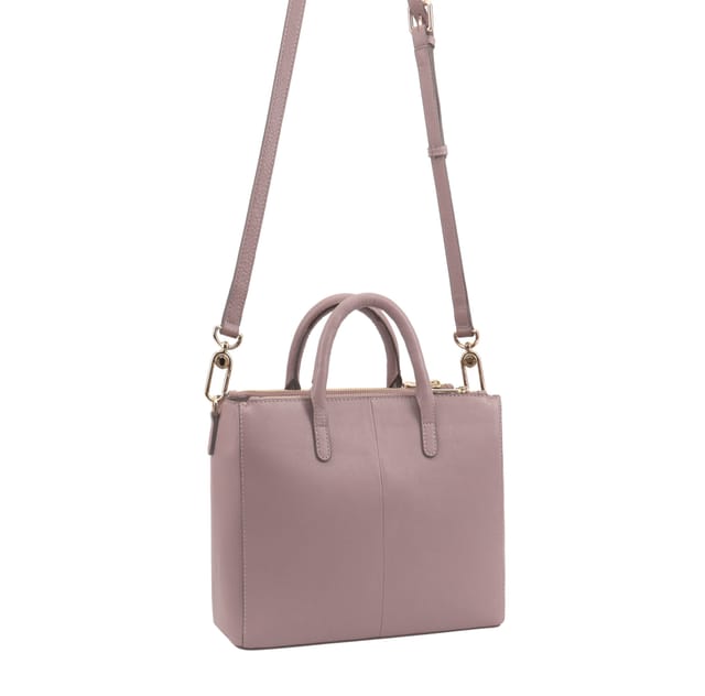 Paul Costelloe Paul Costelloe Women's Ortler Leather Multi Way Bag in Pink - 2