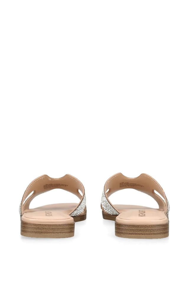 KG Kurt Geiger KG Kurt Geiger Women's 'Raven Bling' Fabric Sandals in Silver - 3