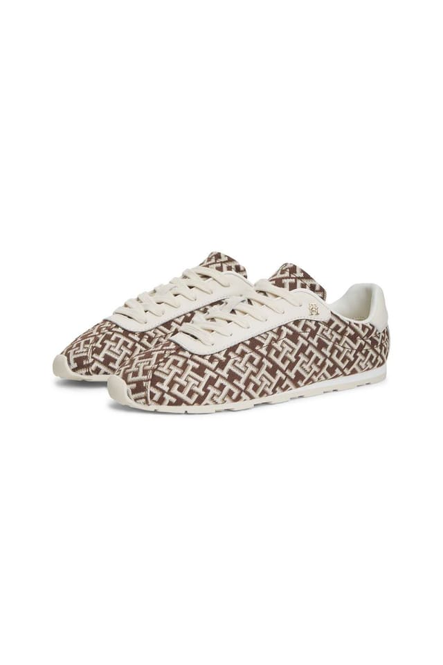 Tommy Hilfiger Tommy Hilfiger Women's Bella Monogram Sneaker Brown - 2