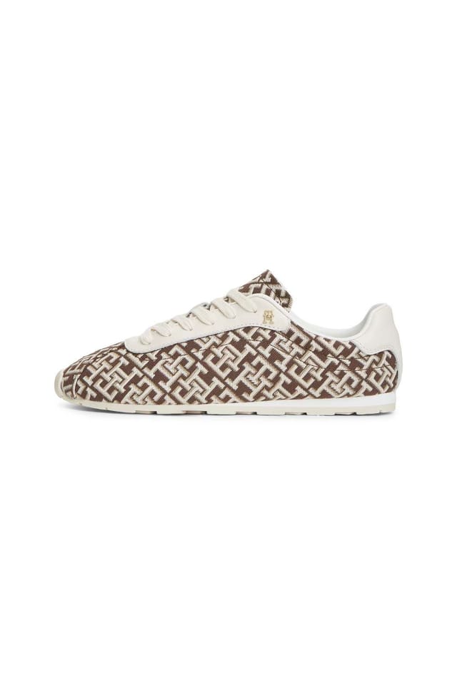 Tommy Hilfiger Tommy Hilfiger Women's Bella Monogram Sneaker Brown - 3