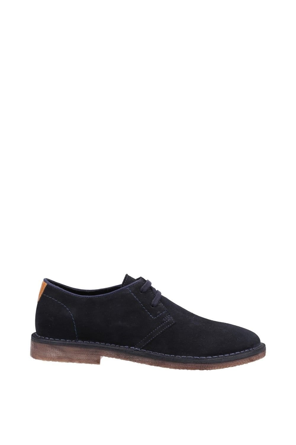 Hush Puppies Hush Puppies Men's 'Scout' Suede Lace Shoes in Navy - 4