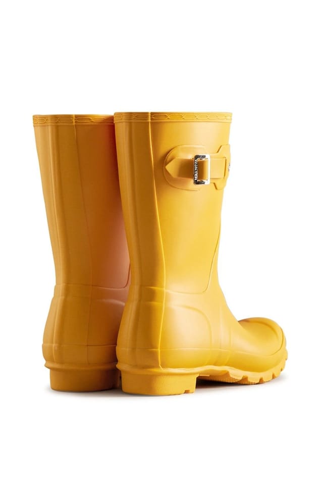 Hunter Hunter Women's Original Short Wellington Boots in Yellow - 2