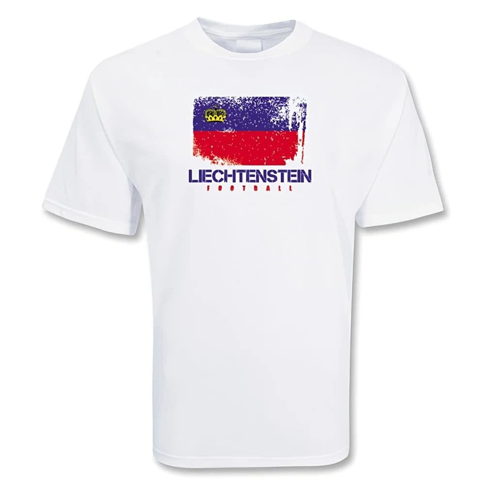 Leichtenstein Leichtenstein Men's Football T‑shirt in White