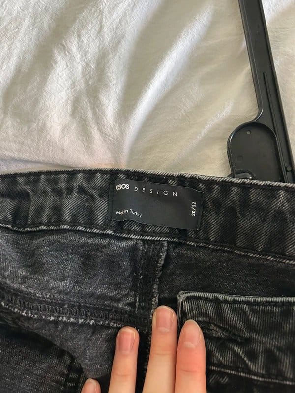 ASOS cargo black pants - 1