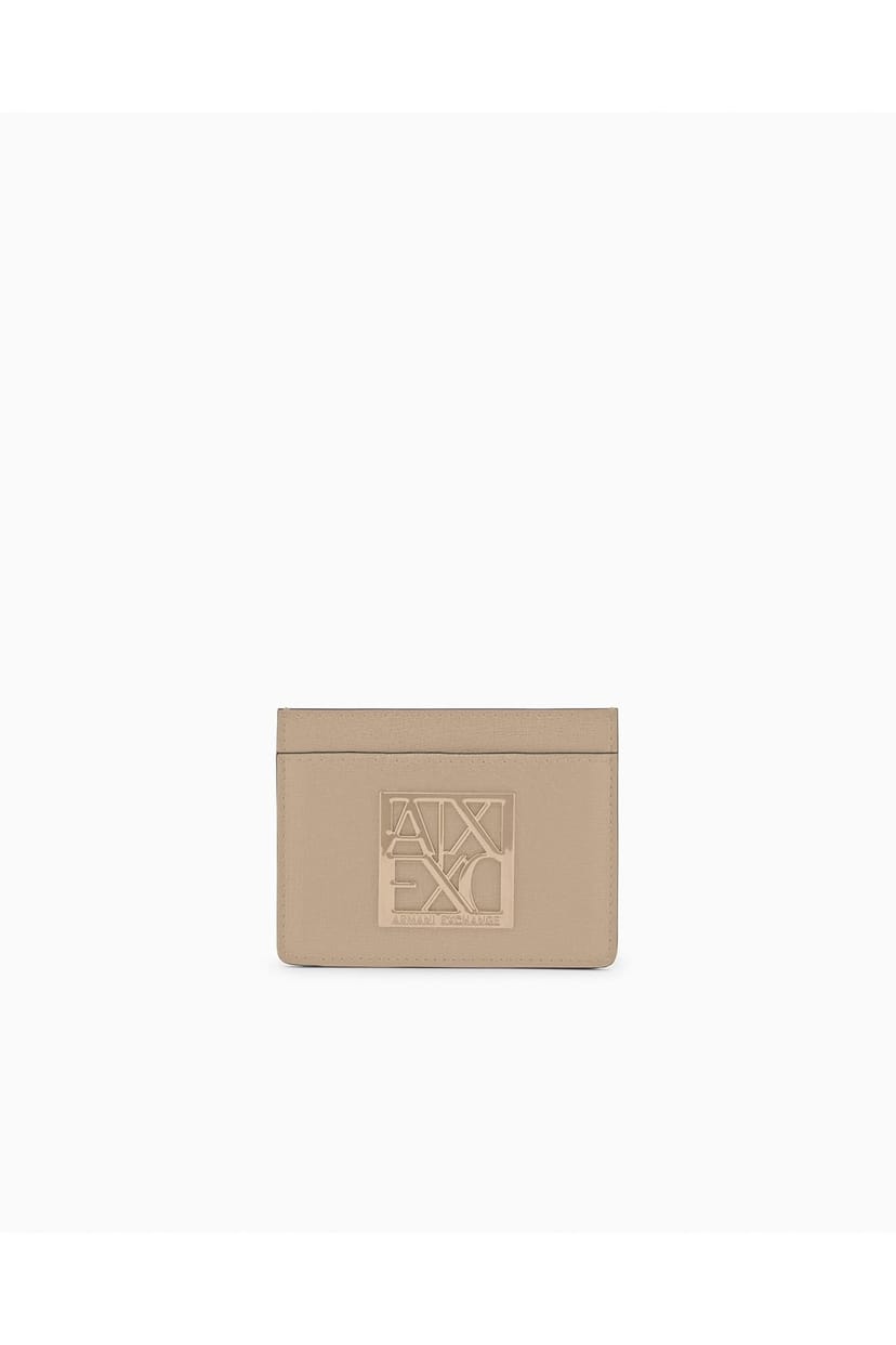 Armani Exchange Armani Exchange Women's Susy Credit Card Holder Sand - 1