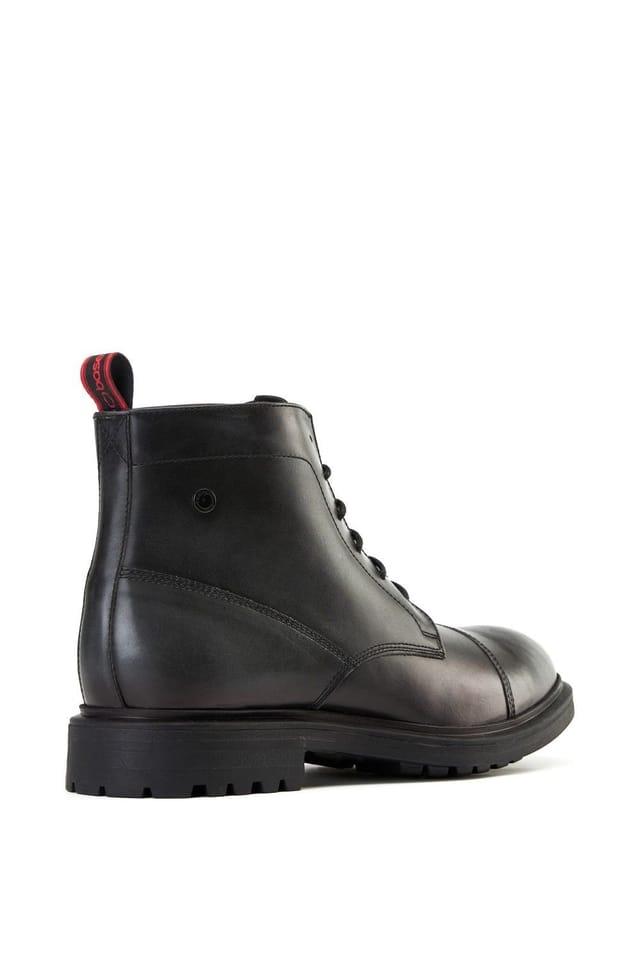 Base London Base London Men's Boulton Toe Cap Boot in Black - 2