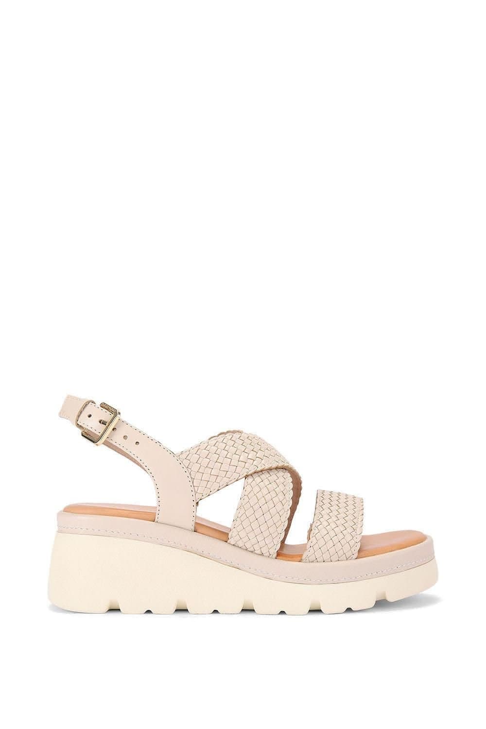 KG Kurt Geiger KG Kurt Geiger Cream Leather Sandals