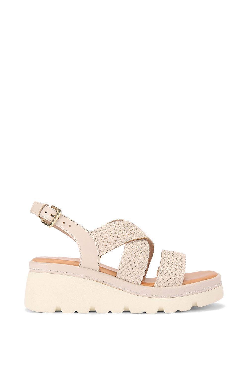 KG Kurt Geiger KG Kurt Geiger Women's 'Perrie' Leather Sandals in Cream - 2