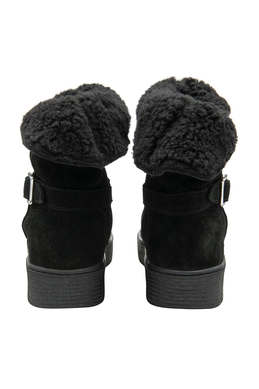 Ravel Ravel Women's 'Burley' Suede Flat Ankle Boots in Black - 3