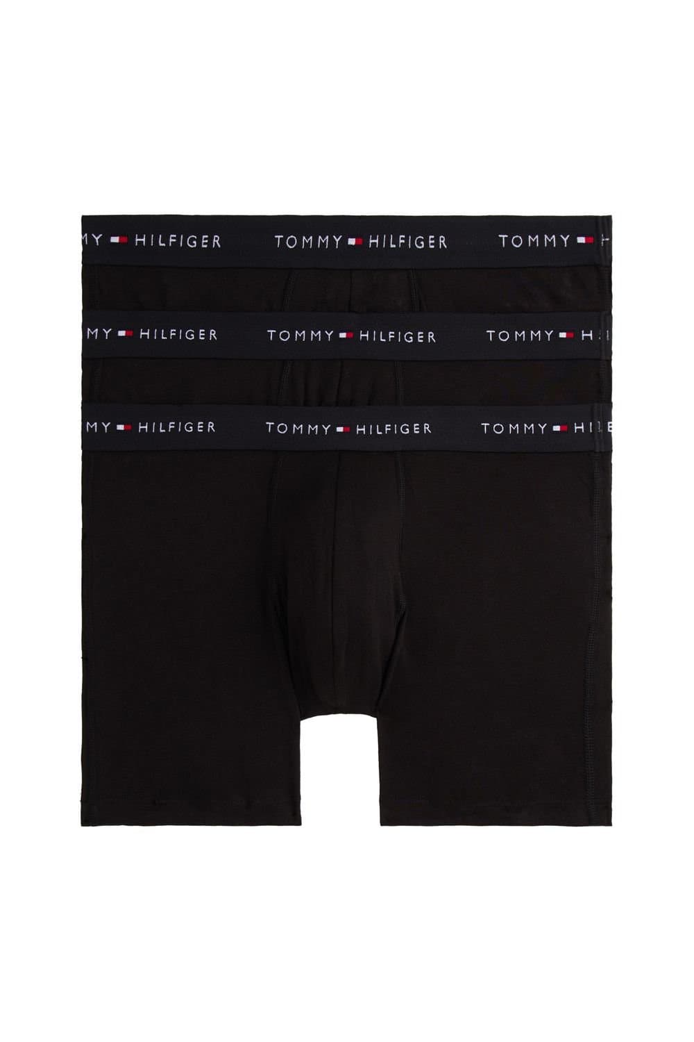 Tommy Hilfiger Tommy Hilfiger Men's Signature 3 Pack Boxer Brief Black