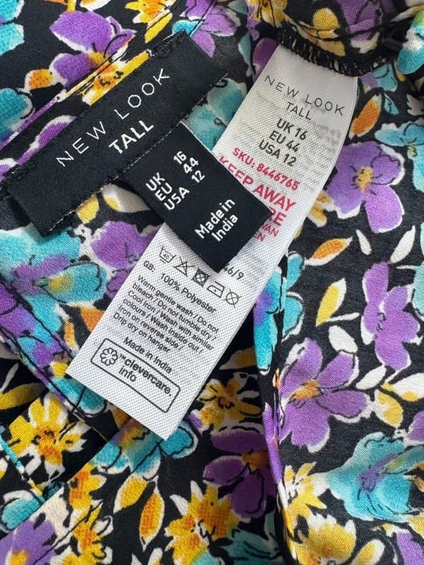 New Look Floral peplum blouse from New Look