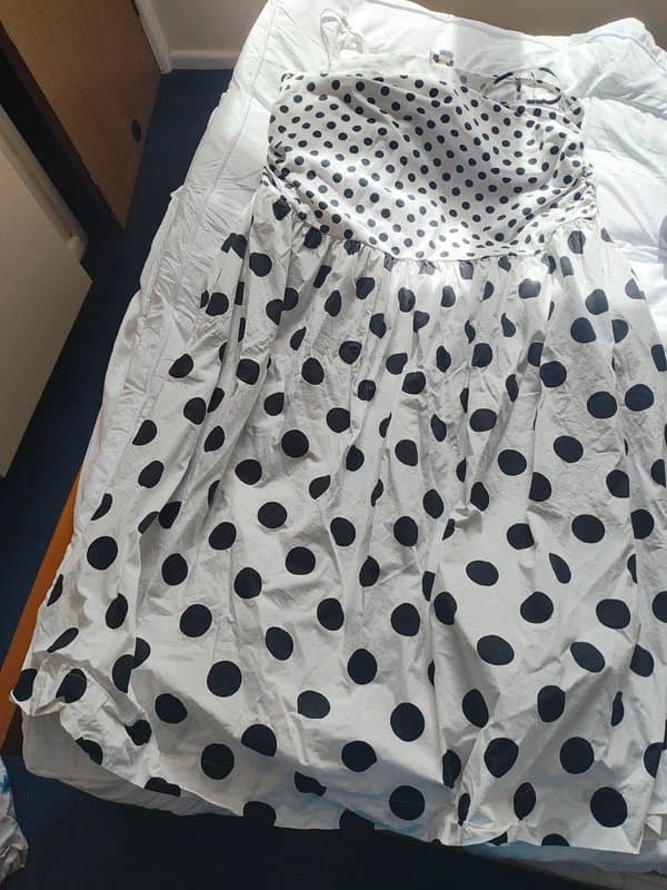 Never Fully Dressed Poka don't never fully dressed midi dress size 28