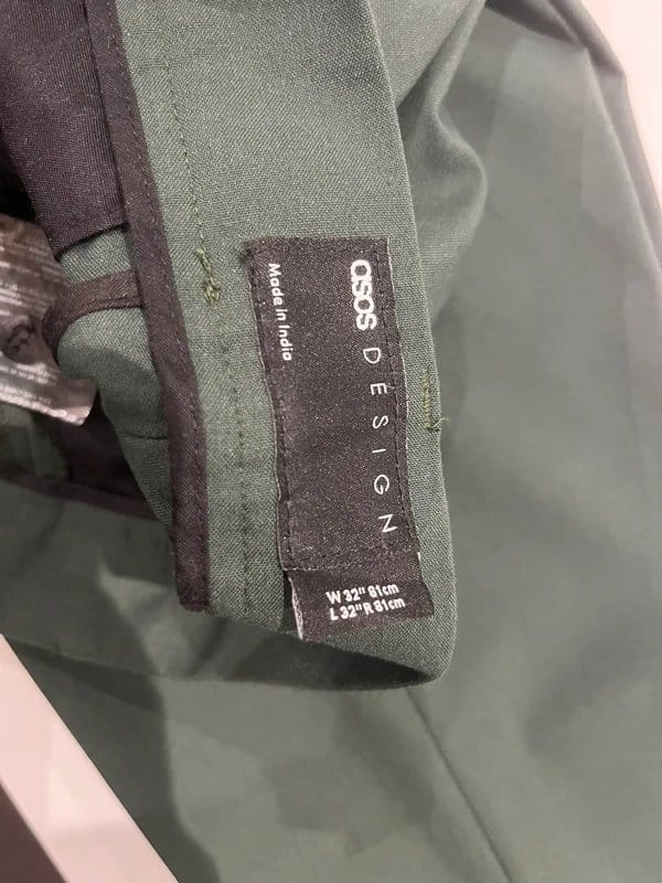 ASOS Dark Green Slim Fit Suit Trousers
