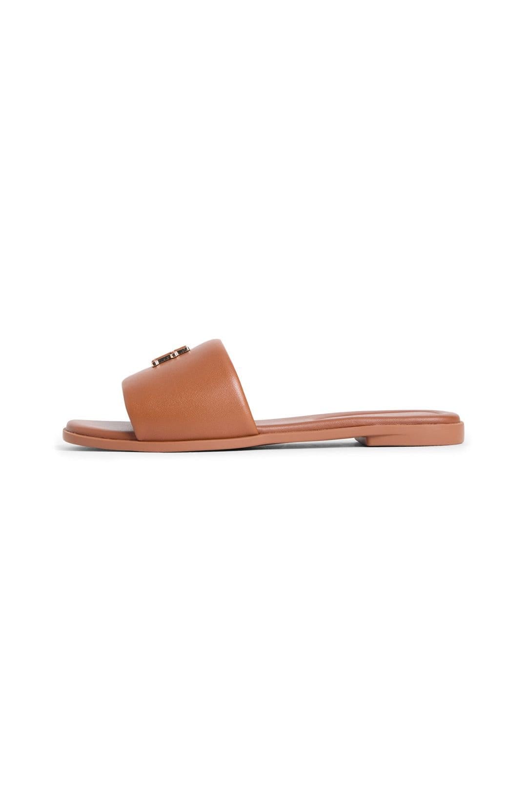 Tommy Hilfiger Tommy Hilfiger Women's Logo Hardware Leather Mule Warm Bronze - 4