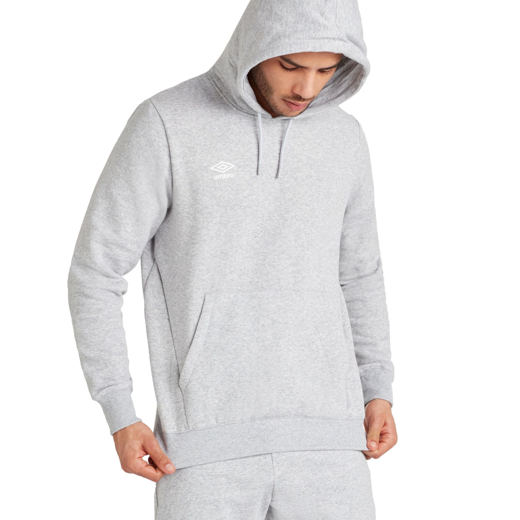 Umbro Umbro Men's Club Leisure Hoodie in Pale Grey - 3