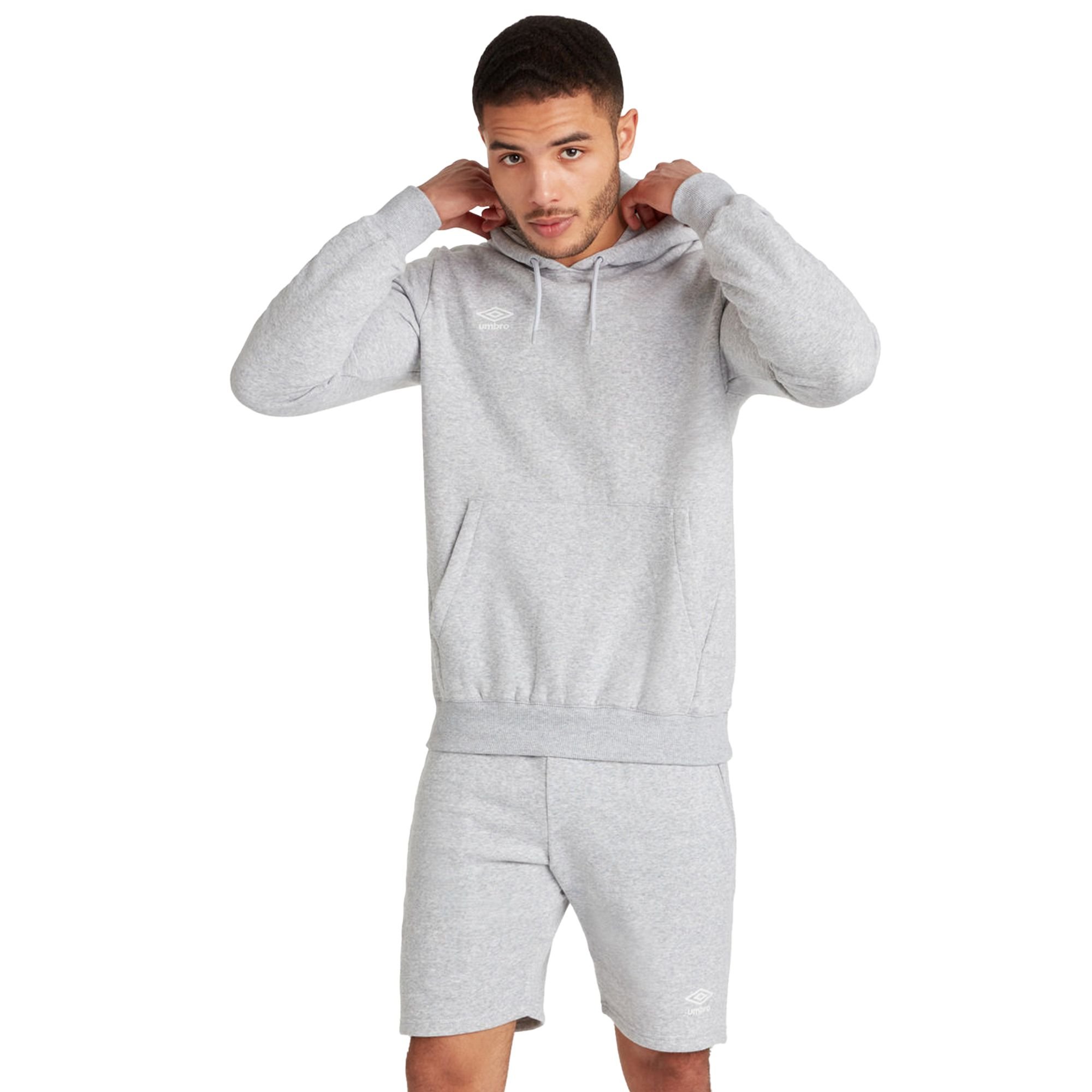 Umbro Umbro Men's Club Leisure Hoodie in Pale Grey - 4