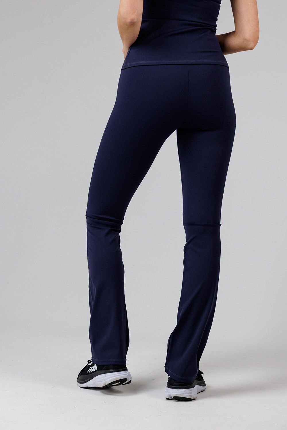 French Connection French Connection Women's Wrap Front FCUK Stretch Yoga Pant in Navy - 2