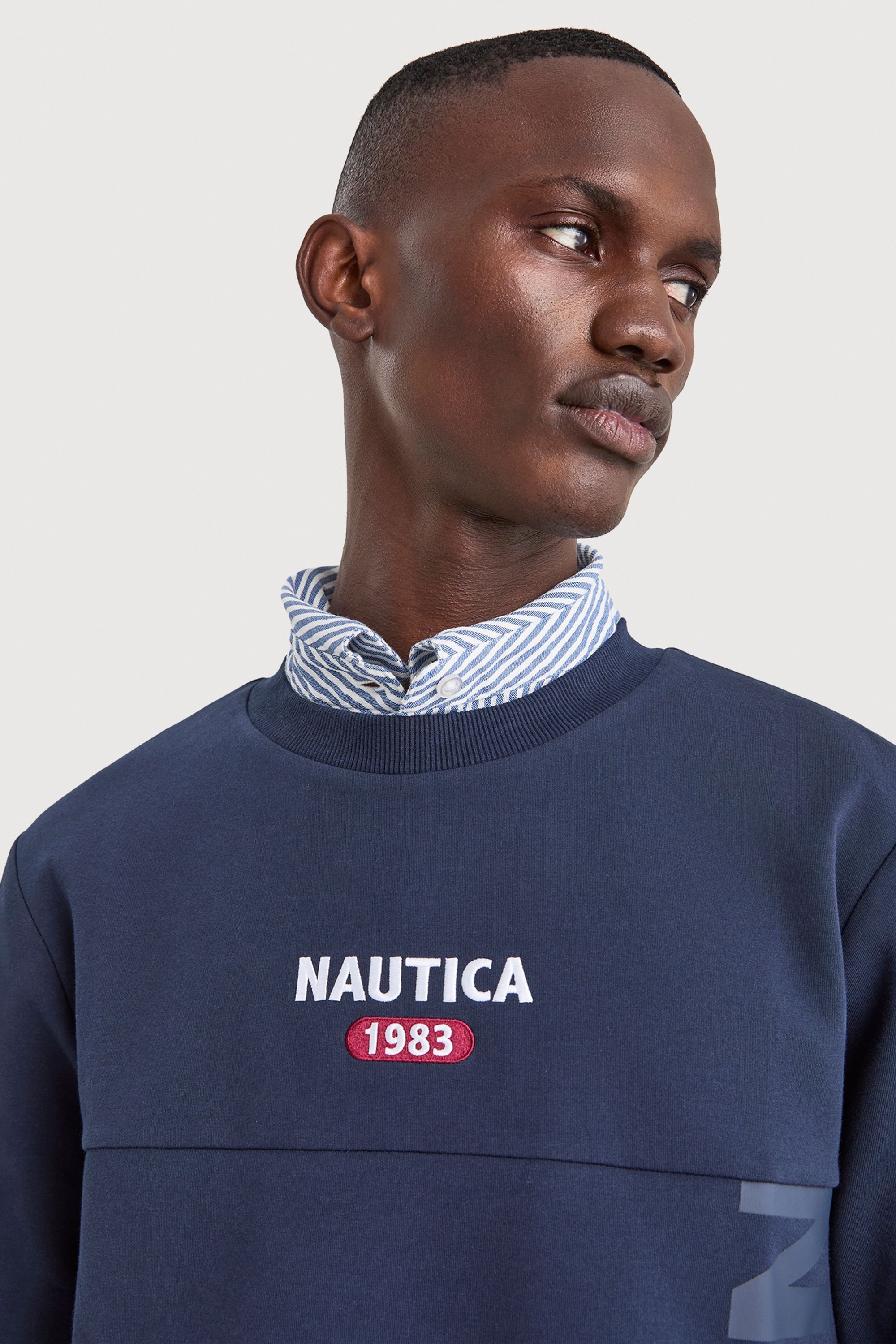 Nautica Nautica Men's Halia Sweatshirt in Dark Navy - 3