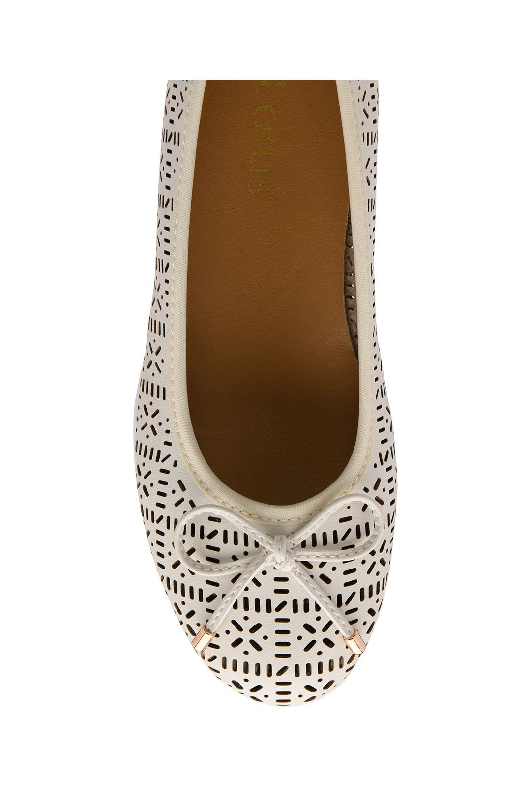 Lotus Lotus Women's 'Helen' Ballerina Shoes in Natural - 4