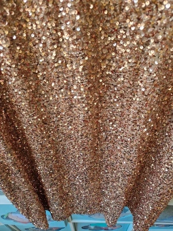 Never Fully Dressed Never fully dressed women's Gold Sequin Dorris skirt size 12 BNWOT