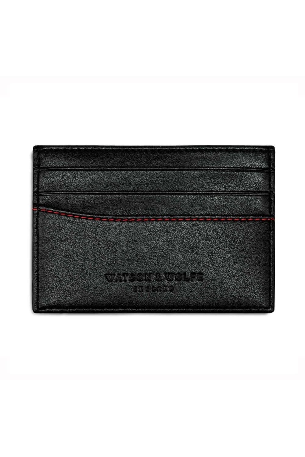 Watson & Wolfe Watson & Wolfe Men's Slim Card Holder in Black