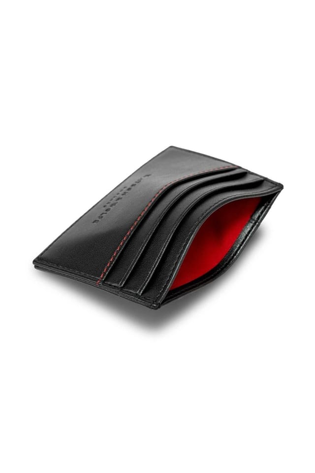 Watson & Wolfe Watson & Wolfe Men's Slim Card Holder in Black - 2