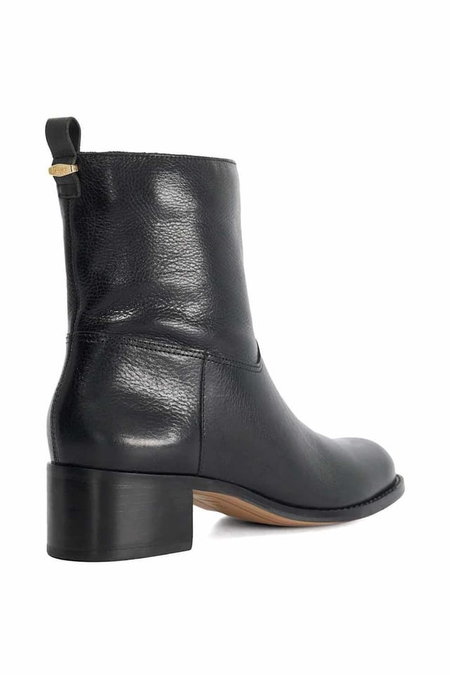 Dune London Dune London Women's 'Peya' Leather Ankle Boots in Black - 3