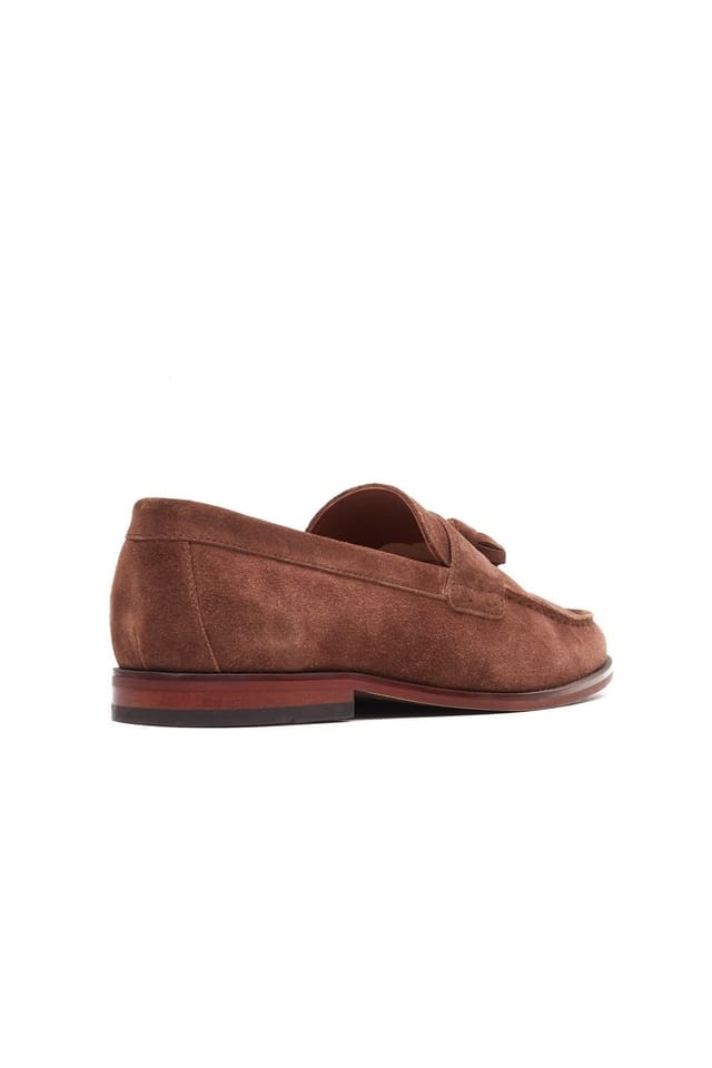 Base London Base London Men's Flint Tassle Loafer in Tan - 2