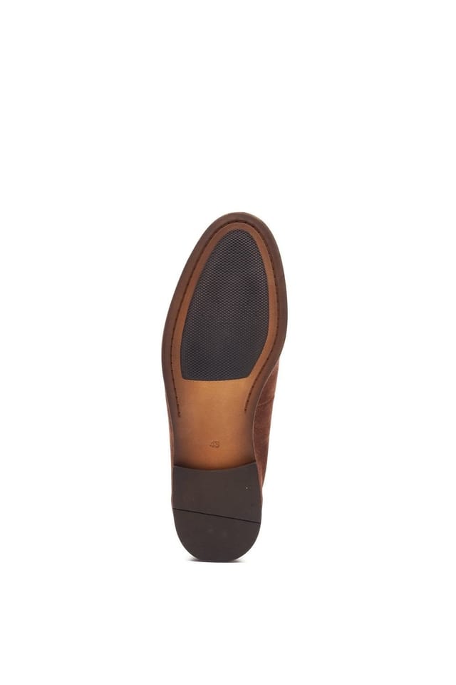 Base London Base London Men's Flint Tassle Loafer in Tan - 3