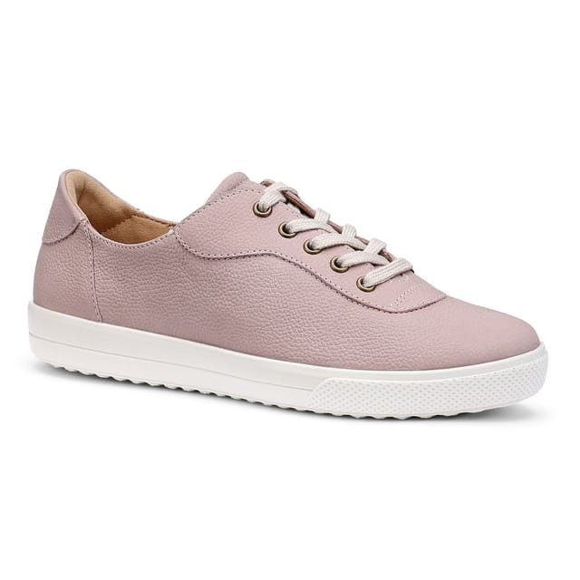 Hotter Hotter Women's Wide Fit 'Rosie' Nubuck Trainers in Pale Pink - 2