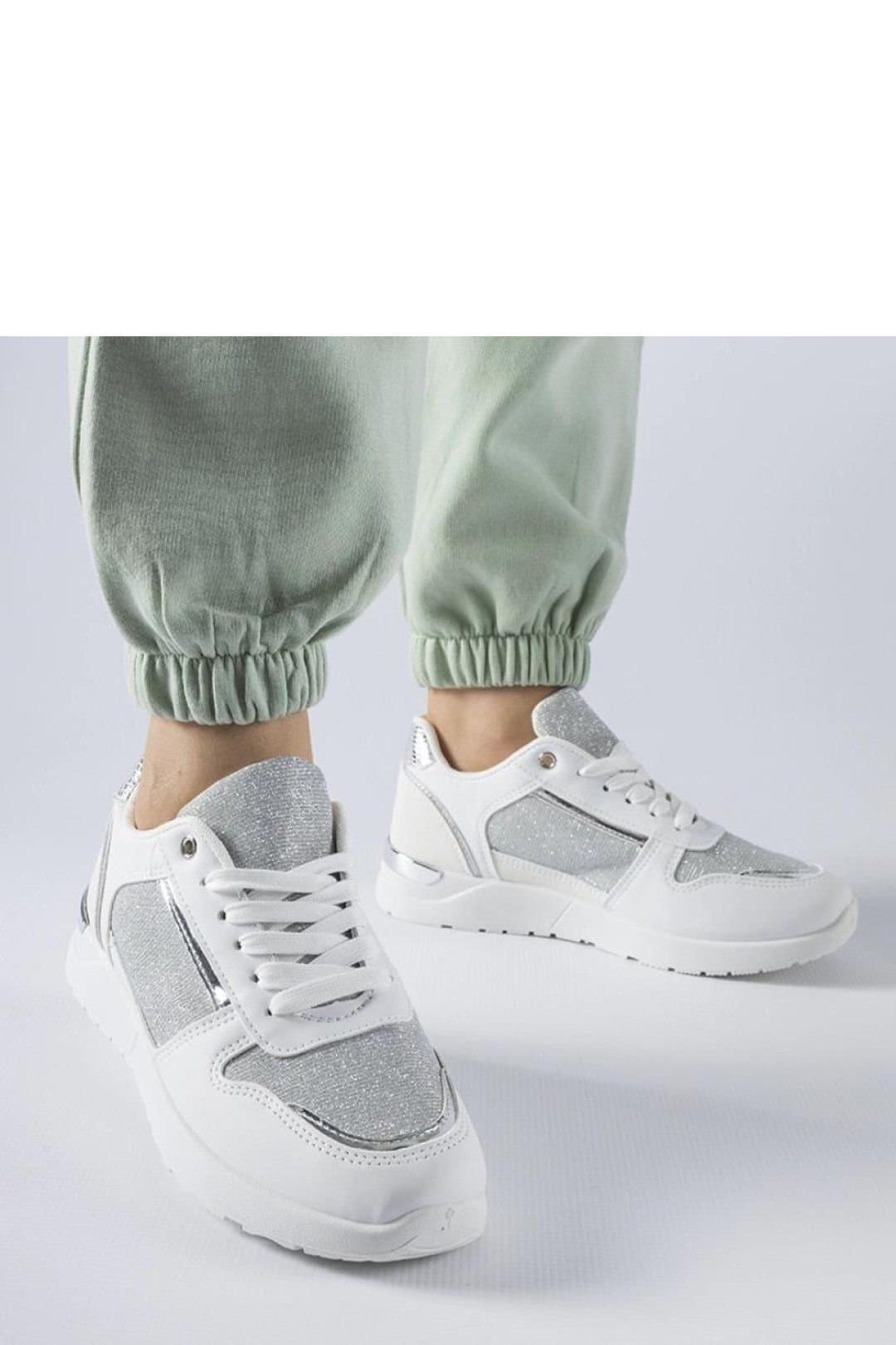 Love Lace Love Lace Women's Facondo Sport Sneakers with Lace Up Closure & Rubber Sole in White