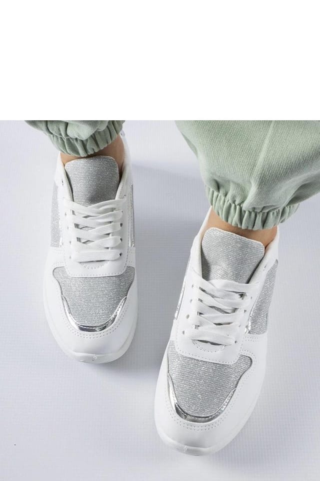 Love Lace Love Lace Women's Facondo Sport Sneakers with Lace Up Closure & Rubber Sole in White - 2