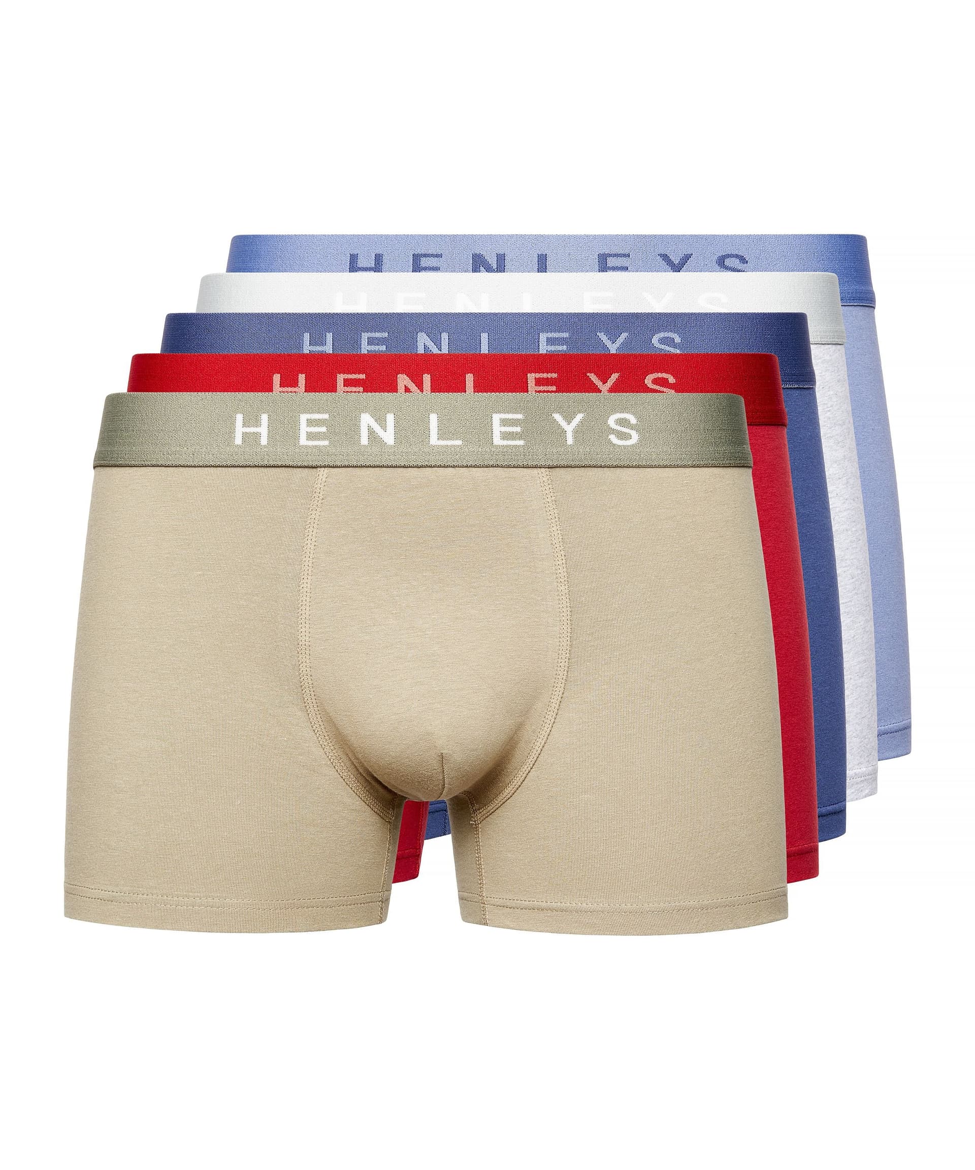 Henleys Henleys Men's Motley Boxers 5pk
