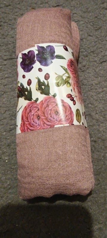 mauve Durable & Vibrant Textured Scarf for Effortl Crinkle Scarf Polyester Soft Maxi Shawl Lightweight Wrinkle-Free Wrap 🧣