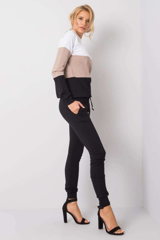 Love Lace Love Lace Women's Sweatshirt & Pants Set in Black - 2