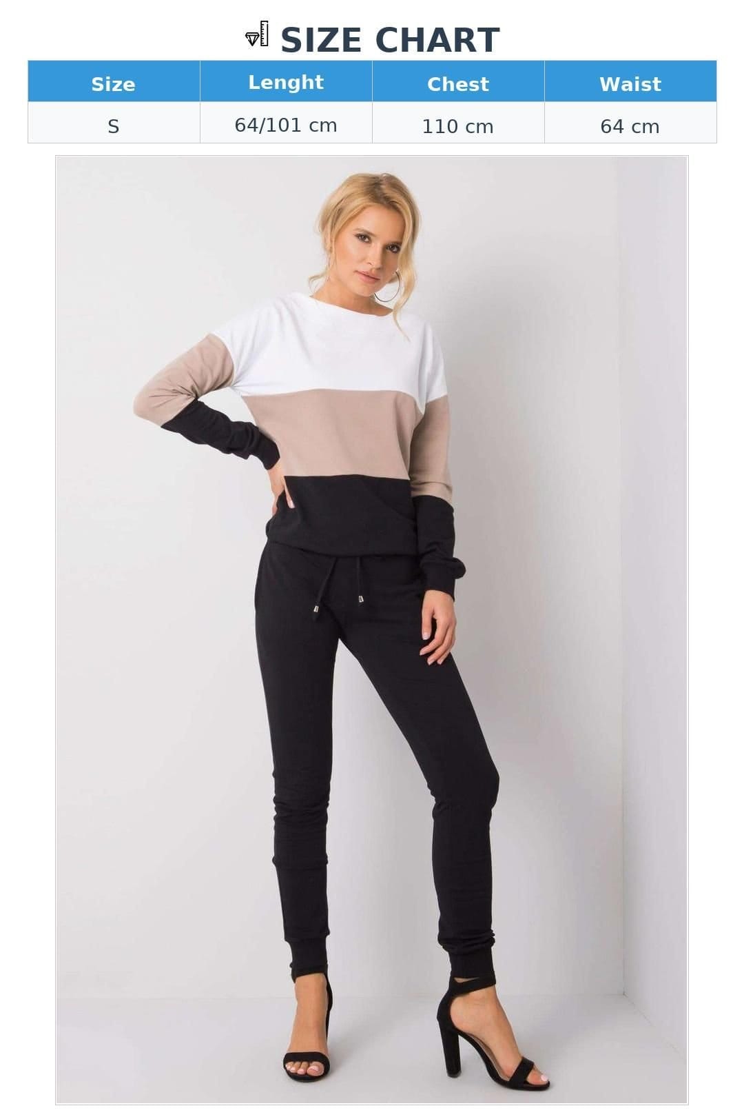 Love Lace Love Lace Women's Sweatshirt & Pants Set in Black - 4