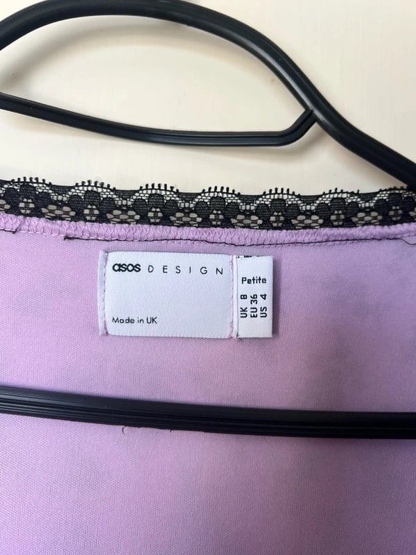ASOS Lilac Floral Wrap Summer Dress