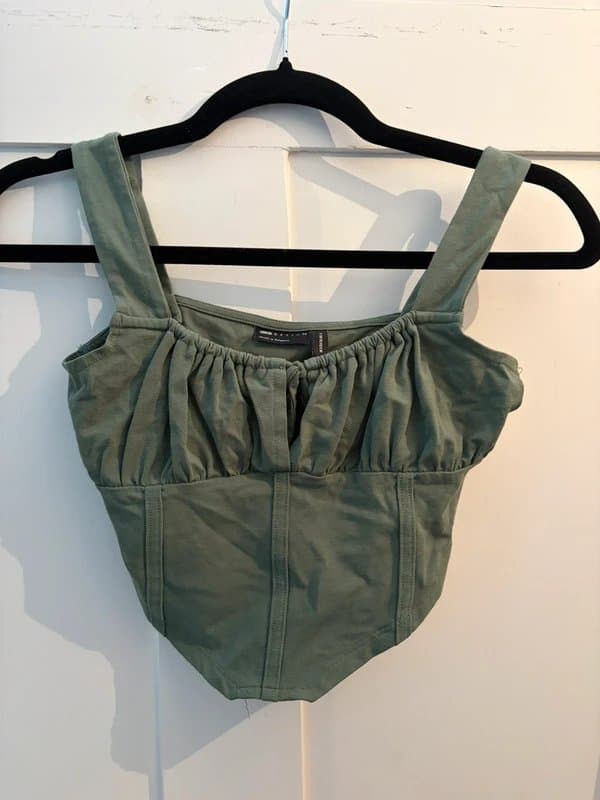 ASOS Asos Khaki Corset top