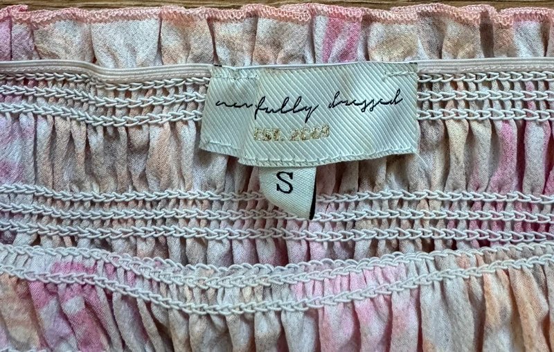 Never Fully Dressed Never Fully Dressed stretch ruched top size Small - 1